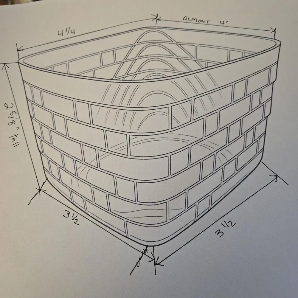 Longaberger Dresden Basket Plastic Protector 40592.